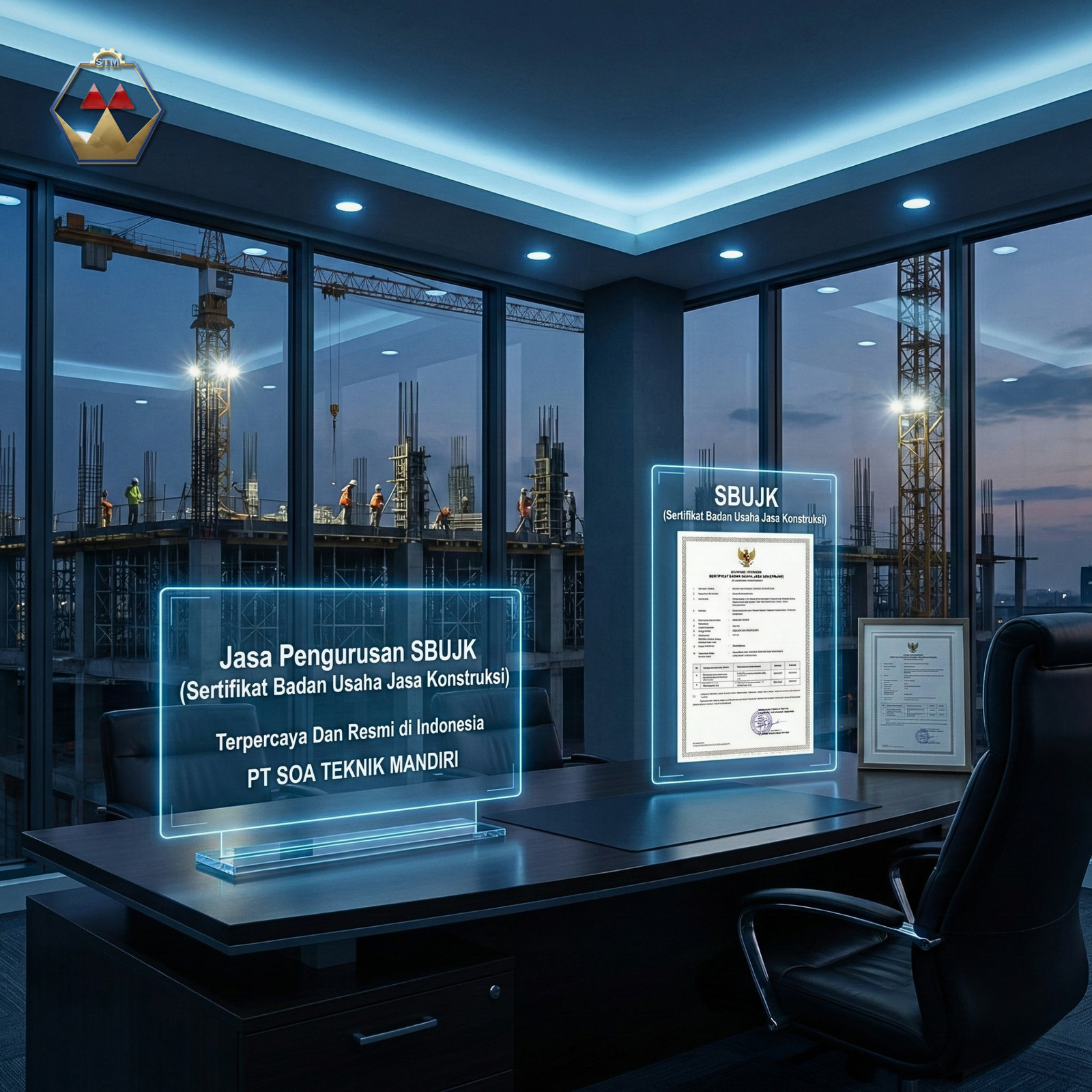 Jasa pengurusan Sertifikat Badan Usaha Jasa Konstruksi